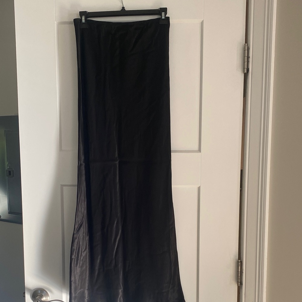 Topshop Black Maxi Skirt